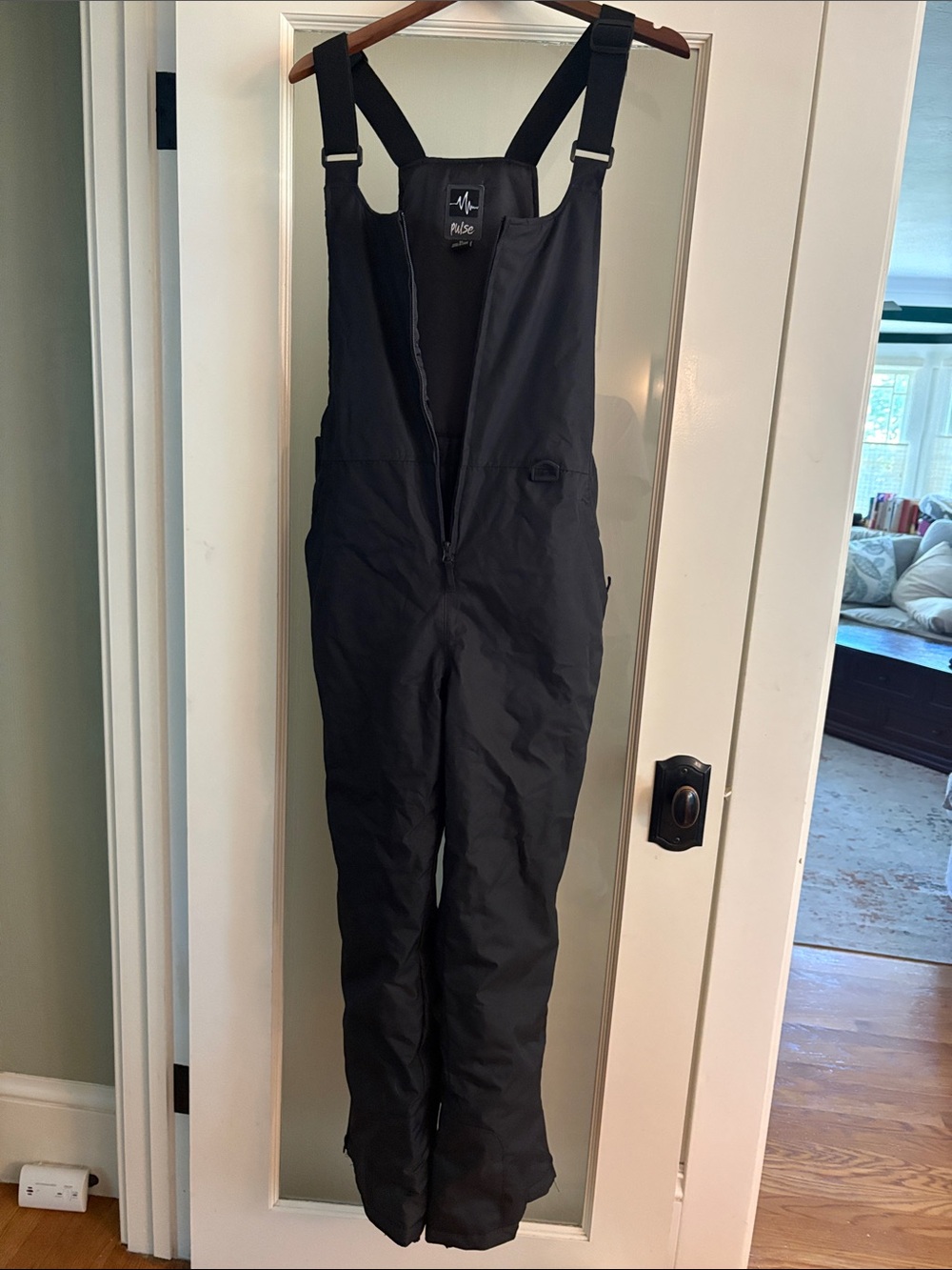 Pulse Black Men's Insulated Snow Bibs